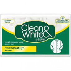 Мыло хозяйственное отбеливающее Duru Clean White (4*120 гр), 480 гр