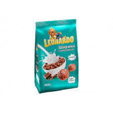 Сухой завтрак Leonardo Шоколадные шарики, 400 гр м/у