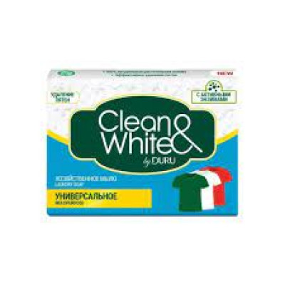 Мыло хозяйственное Duru Clean & White Универсальное (2 шт *120 гр), 240 гр