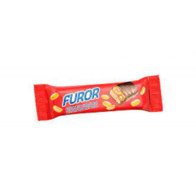 Батончик шоколадный Furor Solf с карамелью и арахисом, 35 гр