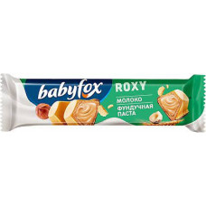 Батончик вафельный Baby Fox Roxy с орехом, 18 гр