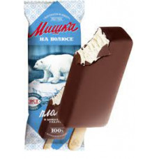 Мороженое Эскимо Мишка на полюсе Зефир-Шоколад, 75 гр