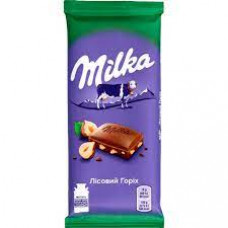 Шоколад Milka с фундуком, 90 гр