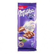 Шоколад пористый Milka Bubbles Кокос, 92 гр