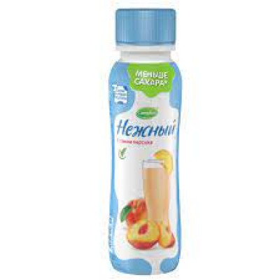 Йогурт питьевой Campina Нежный Персик 0,1%, 285 мл