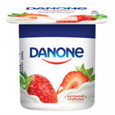 Йогурт Danone Клубника 2.5%, 120 гр