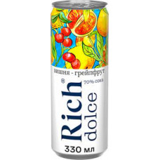 Напиток Rich dolce сокосодержащий Вишня-Грейпфрут, 0,33 л