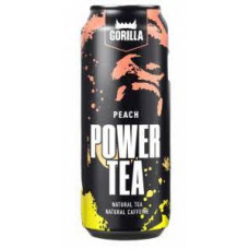 Напиток энергетический  Горилла Power Tea Peach 0.45л ж/б