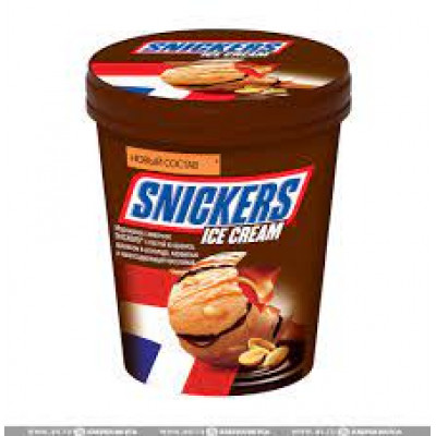 Мороженое Snickers Сливочное ведерко, 340 гр