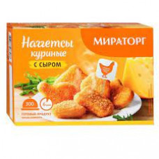 Наггетсы Мираторг куриные с сыром, 300 гр