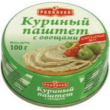 Паштет Podravka Курица-Овощи, 100 гр ж/б