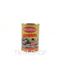 Маслины черные Makarena Bravo без косточки, 300 гр ж/б