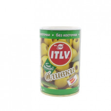 Оливки ITLV зеленые  без косточек, 300г