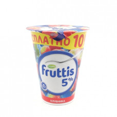 Йогурт Fruttis сливочный Клубника 5%, 320 гр