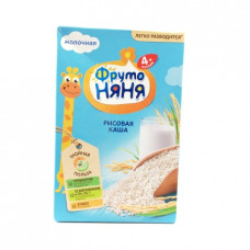 Каша Фруто Няня молочная рисовая 4+, 200 г