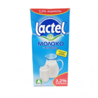 Молоко Laktel домашнее, 3.2% 1л т/п