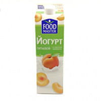 Йогурт питьевой Food Master Абрикос 2%, 900 мл т/п