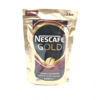 Кофе растворимый Nescafe Gold, 75 гр м/у
