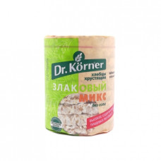 Хлебцы Dr. Korner хрустящие Злаковый микс без соли, 90 гр