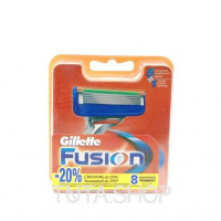 Кассеты сменные для бритья Gillette Fusion, 8 шт