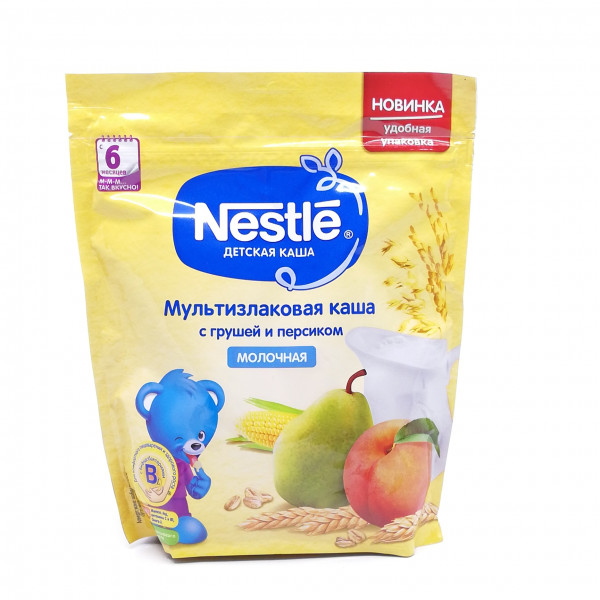 Nestle мультизлаковая каша медом