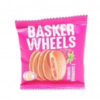 Пирожное-панкейк Basker Wheels Малина, 36 гр