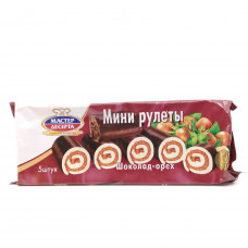 Мини-рулеты Мастер Десерта Шоколад-Орех, 175 гр