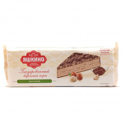 Торт Яшкино Вафли-Орехи, 250 гр