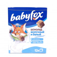 Шоколад Baby Fox Детский полосатый молочный, 90 г