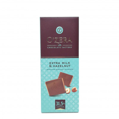 Шоколад O'Zera Фундук 31,5% 90 гр