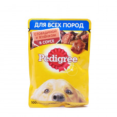 Корм для собак Pedigree Говядина-Ягненок, 85 гр