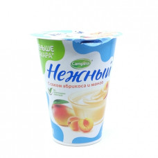 Йогурт Campina Нежный с соком абрикоса 1,2% 350 гр