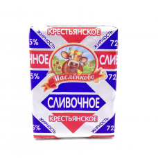 Масло сливочное Масленково Крестьянское 72,5% 180 гр