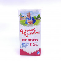 Молоко Домик в деревне 3,2% 1л т/п