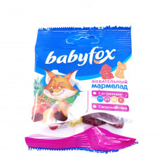 Мармелад жевательный Baby Fox Ассорти, 30 гр
