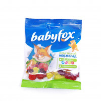 Мармелад жевательный Baby fox Бегемоты, 70 гр