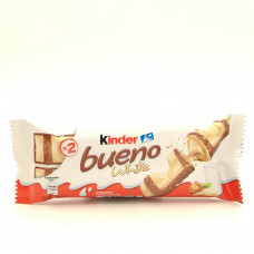 Шоколадный батончик Kinder bueno White, 39 гр