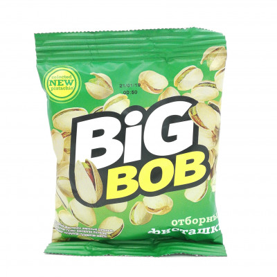 Фисташки Big Bob жареные соленые, 100 гр