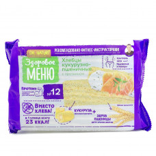 Хлебцы Здоровое Меню кукурузно-пшеничные с протеином, 90 гр м/у