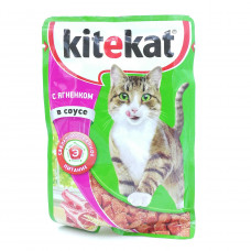 Корм для кошек Kitekat Ягненок в соусе 85 гр