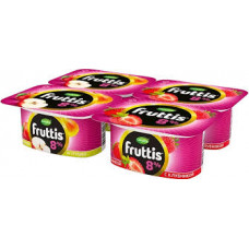 Йогурт Fruttis Клубника-Яблоко-Груша 8%, 125 гр