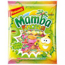 Жевательная конфета Mamba Кислая, 70 гр