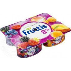 Йогурт Campina Fruttis Лесные ягоды-Абрикос-Манго 8%, 125 гр