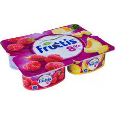 Йогурт Campina Fruttis Малина-Ананас-Дыня 8%, 115 гр