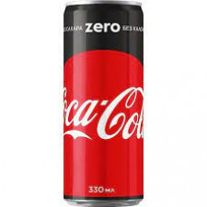 Напиток Coca-Cola Zero газированный 0,33 л ж/б
