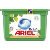 Капсулы Ariel color для стирки  Аромат Масла Ши15*28,8 гр