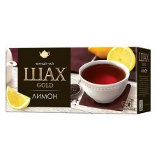 Чай черный Шах Gold Лимон, 25 шт*1,8 гр