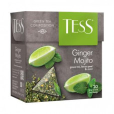 Чай зеленый Tess Ginger Mojito, 20 шт*1,5 гр