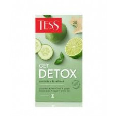Чай зеленый Tess Get Detox зеленый, 20 шт*1,5 гр