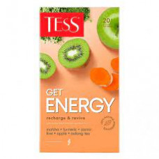 Чай зеленый Tess Get Energy, 20 шт*1,5 гр